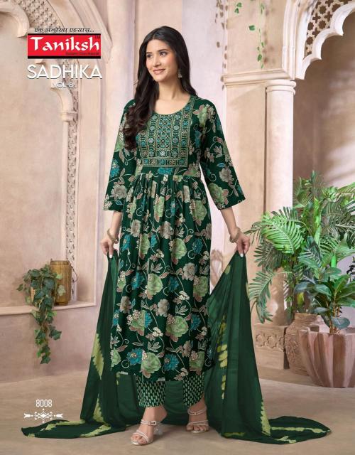 Taniksh sadhika vol 8 wholesale kurtis price
